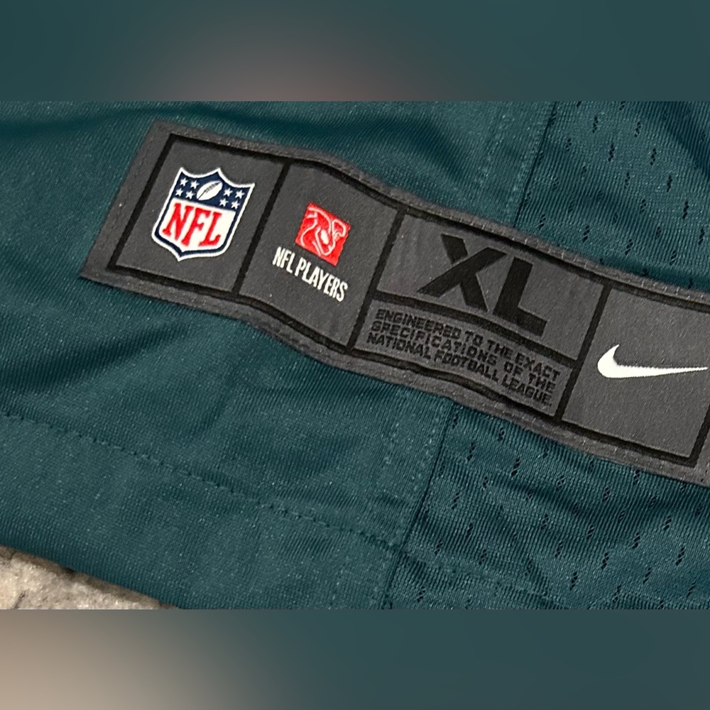 Nike Authentic On Field Philadelphia Eagles AJ Brown Green Jersey Men’s Sz: XL - Picture 7 of 8